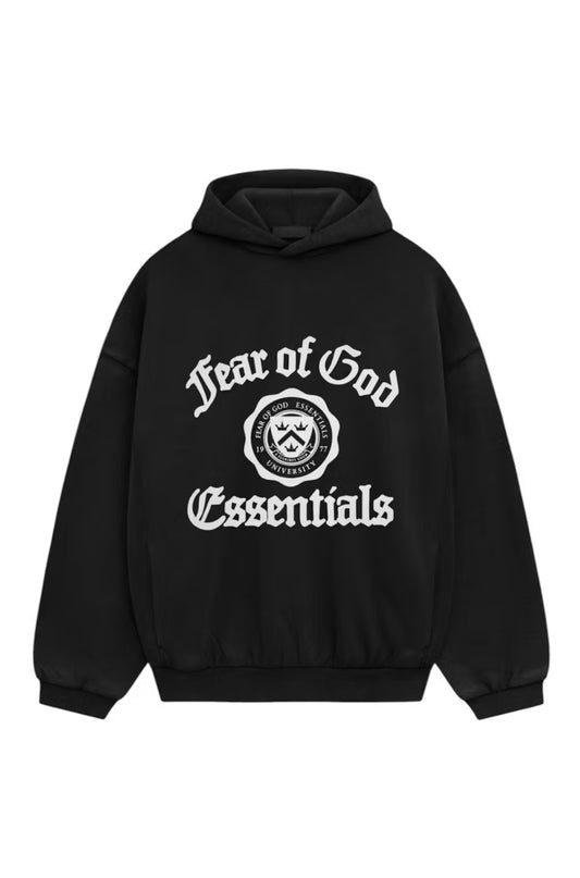 Essentials Fear Of God Hoodie Vintage Shrunken