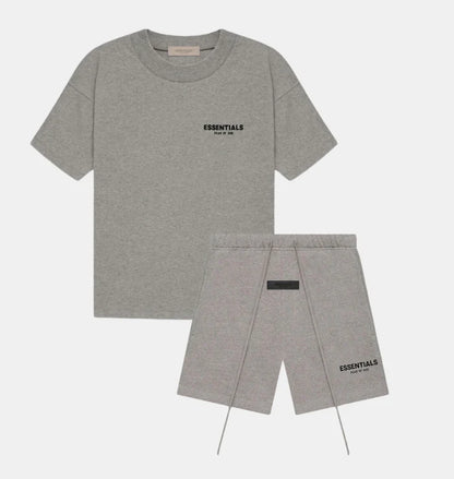Essentials Set Short+Polera ‘Dark Oatmeal