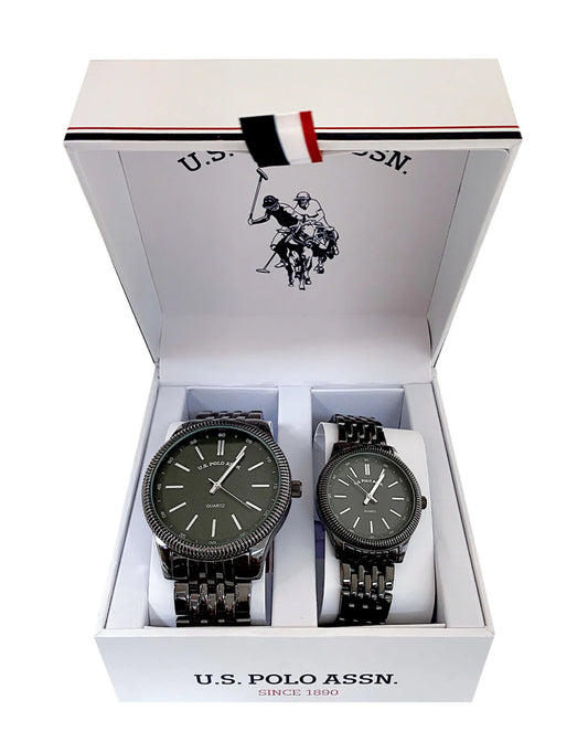 U.S Polo Assn. Set de relojes pareja
