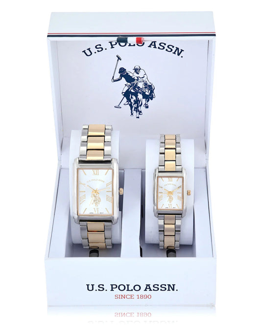 U.S Polo Assn. Set de relojes pareja