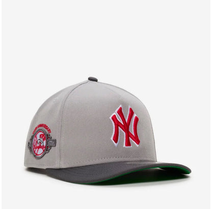 New Era 9Fifty New York Yankees A-Frame Graphite Red Snapback Hat
