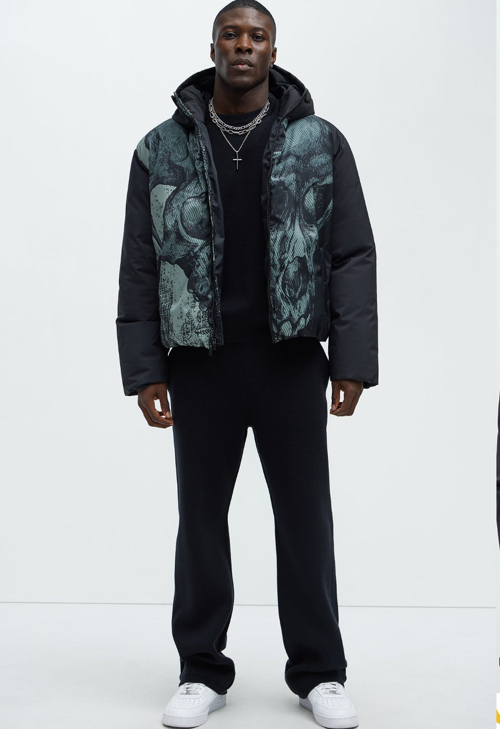 Fashion Nova Azrael Hooded Puffer Jacket