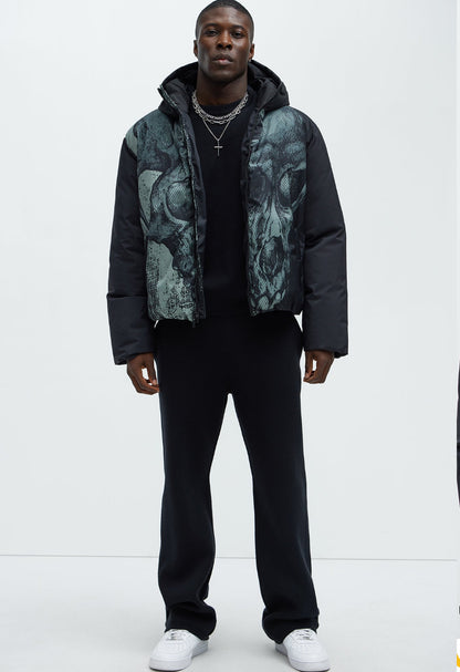 Fashion Nova Azrael Hooded Puffer Jacket